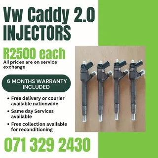 Vw Caddy 2.0 Injectors For Sale With Warranty