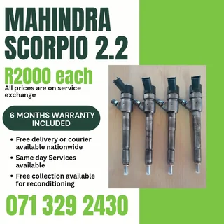 Mahindra Scorpio 2.2 Diesel Injectors For Sale With Warranty