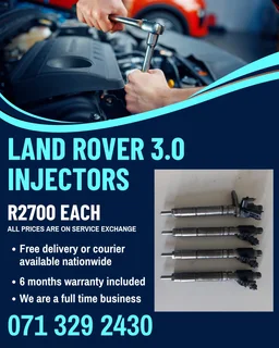 Land Rover 3.0 Diesel Injectors For Sale With Warranty