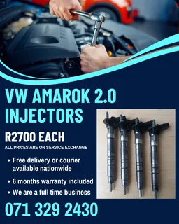 Vw Amarok 2.0 Diesel Injectors For Sale With Warranty