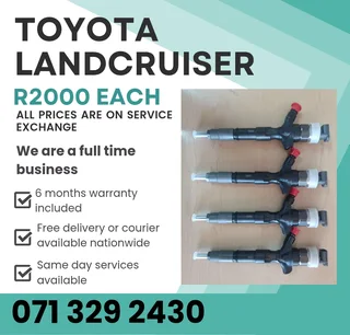 Toyota Landcruiser Injectors For Sale With Warranty On