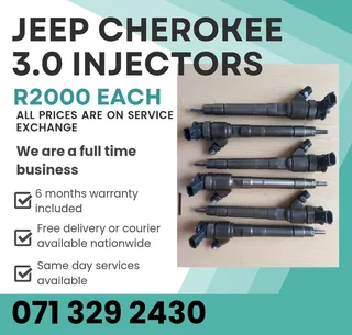 Jeep Grand Cherokee 3.0 Injectors For Sale With Warranty