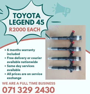 Toyota Legend 45 Injectors For Sale With Warranty