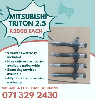 Mitsubishi Triton 2.5 Injectors For Sale With Warranty