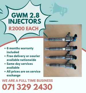 Gwm 2.8 Injectors For Sale With Warranty On