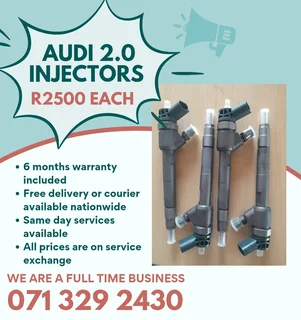 Audi 2.0 Injectors With Warranty Included