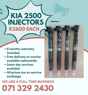 Kia 2500 Injectors For Sale With Warranty