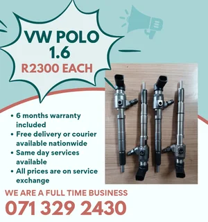 Vw Polo 1.6 Diesel Injectors For Sale With Warranty