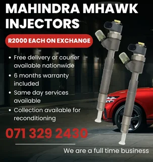 Mahindra Mhawk Diesel Injectors For Sale With Warranty