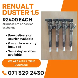 Renualt Duster 1.5 Diesel Injectors For Sale With Warranty