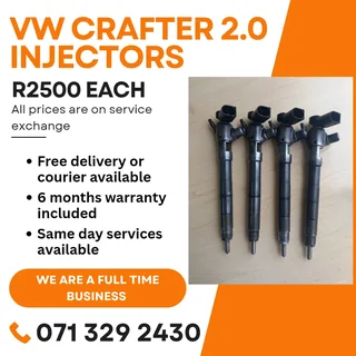 Vw Crafter 2.0 Diesel Injectors For Sale With Warranty