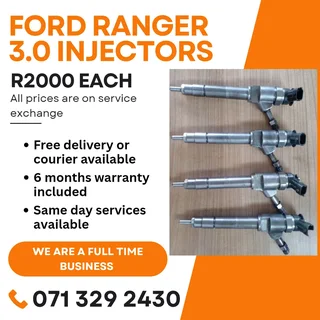 Ford Ranger 3.0 Diesel Injectors For Sale With Warranty