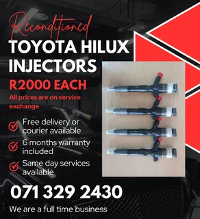 Toyota Hilux Diesel Injectors For Sale With Warranty