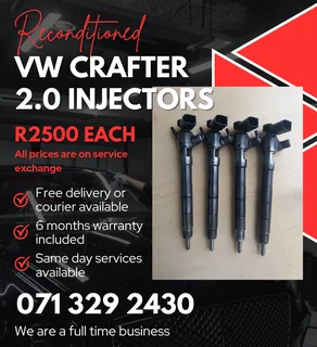 Vw Crafter 2.0 Diesel Injectors For Sale With
