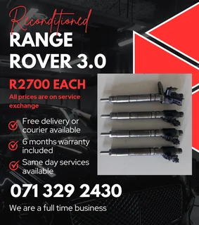 Range Rover 3.0 Injectors For Sale With Warranty