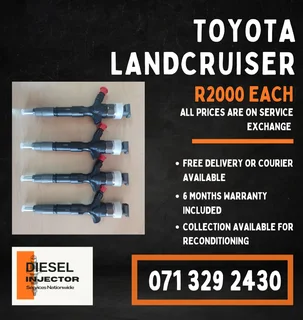 Toyota Landcruiser Injectors For Sale With Warranty On