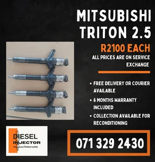 Mitsubishi Triton 2.5 Injectors For Sale With Warranty On