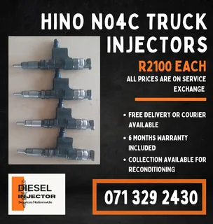 Hino N04c Truck Injectors For Sale With Warranty