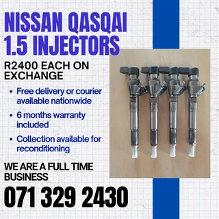 Nissan Qasqai 1.5 Diesel Injectors For Sale With Warranty
