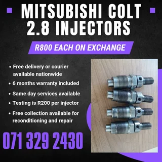 Mitsubishi Colt 2.8 Diesel Injectors For Sale With Warranty