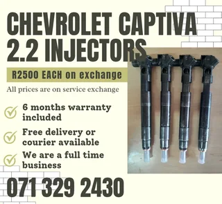 Chevrolet Captiva 2.2 Injectors For Sale With Warranty On