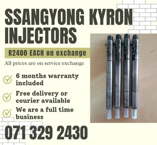 Ssangyong Kyron Diesel Injectors For Sale With Warranty On