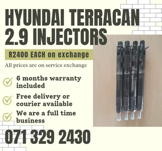 Hyundai Terracan 2.9 Injectors For Sale With Warranty