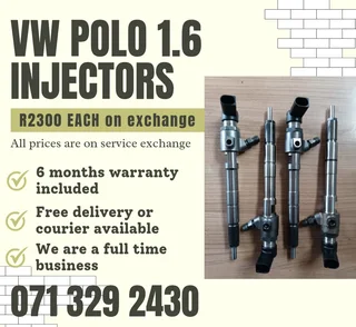 Vw Polo 1.6 Diesel Injectors For Sale With Warranty On