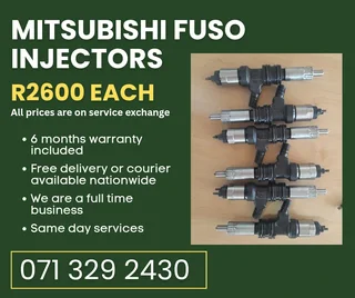 Mitsubishi Fuso Injectors For Sale With Warranty