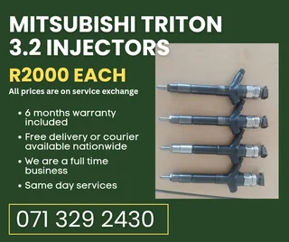 Mitsubishi Triton 3.2 Injectors For Sale With Warranty