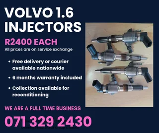 Volvo 1.6 Injectors For Sale With Warranty On