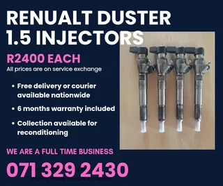 Renualt Duster 1.5 Diesel Injectors For Sale With Warranty