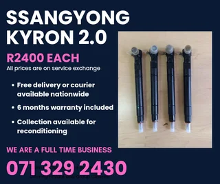 Ssangyong Kyron 2.0 Diesel Injectors For Sale With Warranty