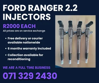 Ford Ranger 2.2 Diesel Injectors For Sale With Warranty
