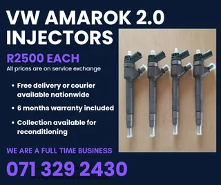 Vw Amarok 2.0 Diesel Injectors For Sale With Warranty