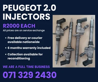 Peugeot 2.0 Diesel Injectors For Sale With Warranty