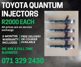 Toyota Quantum Diesel Injectors For Sale With Warranty