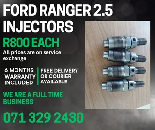 Ford Ranger 2.5 Injectors For Sale With Warranty On