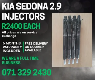 Kia Sedona 2.9 Injectors For Sale With Warranty On