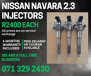 Nissan Navara 2.3 Diesel Injectors For Sale With Warranty