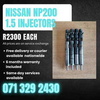 Nissan Np200 1.5 Diesel Injectors For Sale With Warranty