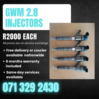 Gwm 2.8 Injectors For Sale With Warranty On