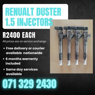 Renualt Duster 1.5 Diesel Injectors For Sale With Warranty