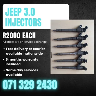 Jeep Cherokee 3.0 Diesel Injectors For Sale With Warranty