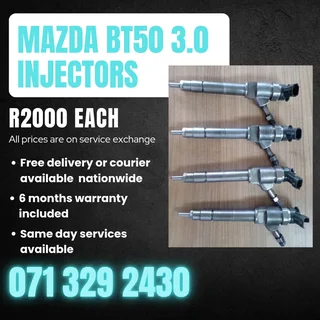 Mazda Bt50 3.0 Diesel Injectors For Sale With Warranty