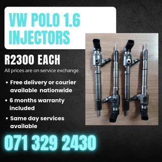Vw Polo 1.6 Diesel Injectors For Sale With Warranty