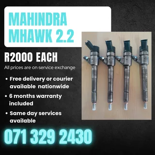 Mahindra Mhawk Diesel Injectors For Sale With Warranty On