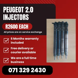 Peugeot 2.0 Diesel Injectors For Sale With Warranty