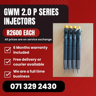 Gwm 2.0 P Series Injectors For Sale With Warranty On