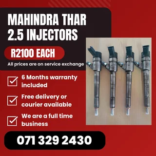 Mahindra Thar 2.5 Injectors For Sale With Warranty
